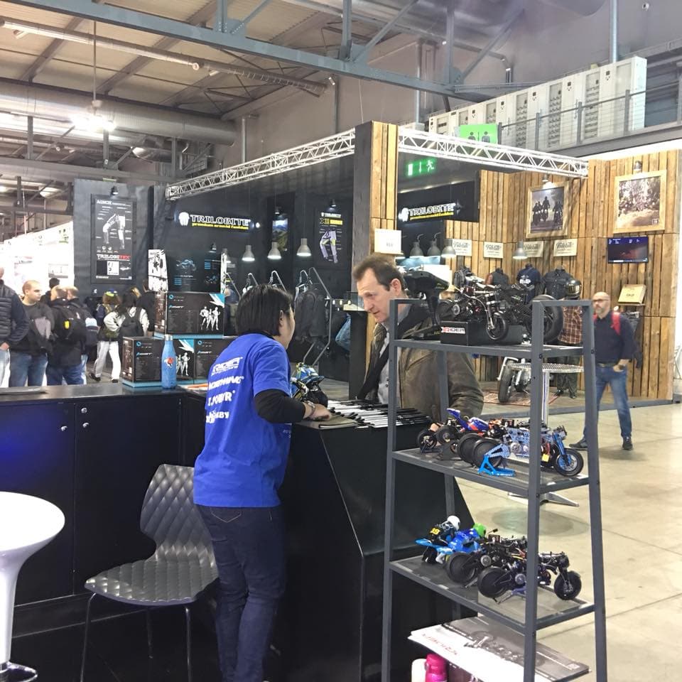 Exhibition scene at EICMA 2017 Milan
