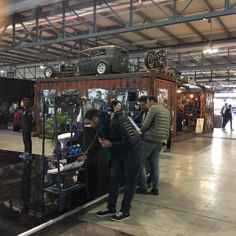 RC motorcycle display at EICMA 2017 Milan