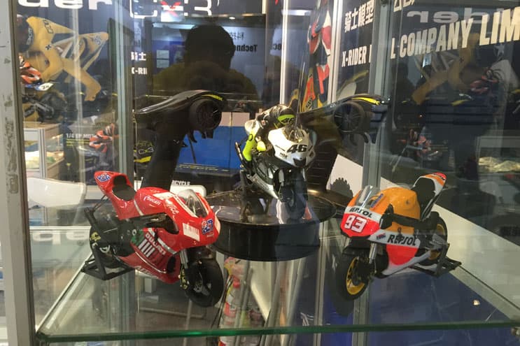 XRIDER MODEL product display at Hobby Expo China
