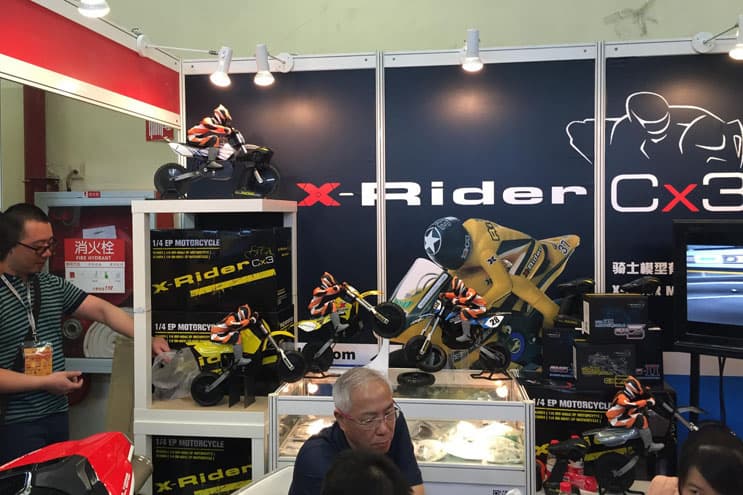 Competition parts showcase at Hobby Expo China
