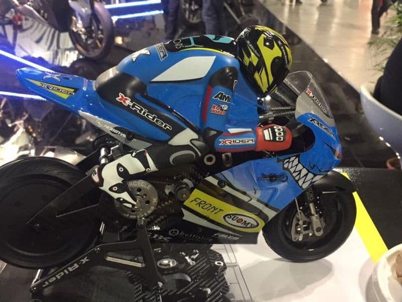 XRIDER MODEL display at EICMA 2017 in Milan