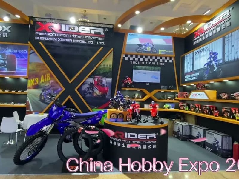 XRIDER MODEL booth 9B17 at the 2024 Hobby Expo China