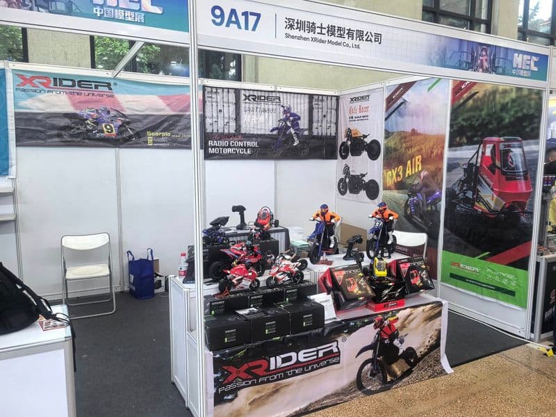 XRIDER MODEL booth 9A19 at the 2025 Hobby Expo China