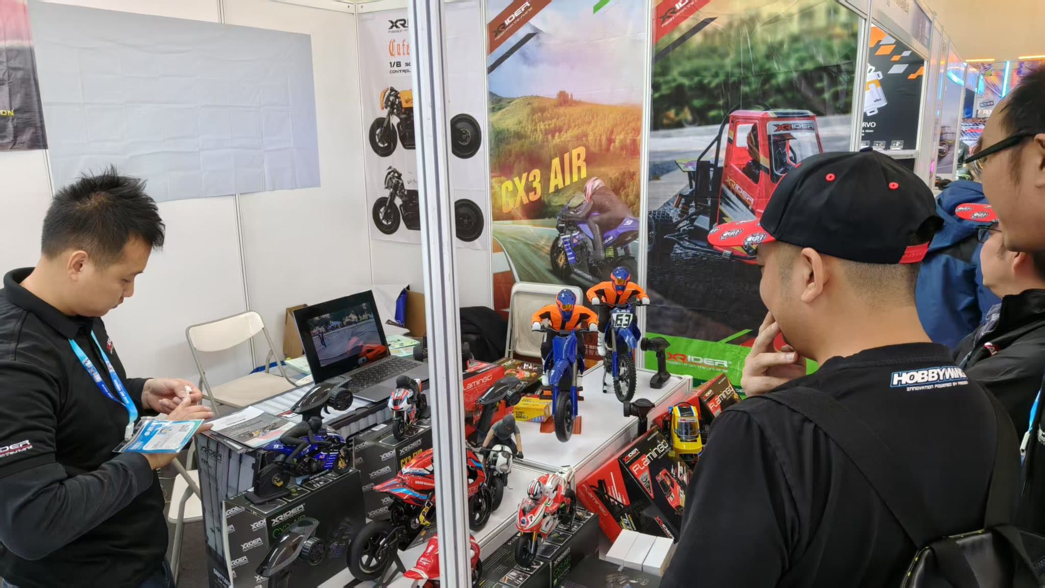 Exhibition booth overview at 2025 Hobby Expo China