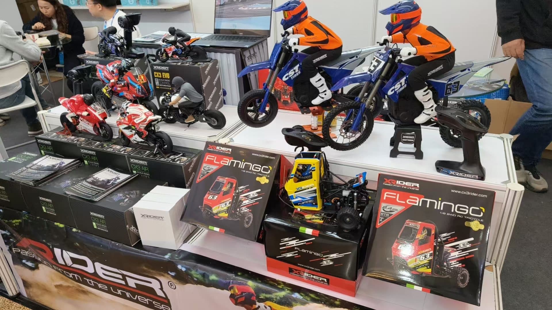 XRIDER MODEL booth activity at Hobby Expo China 2025
